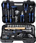 PROJAHN Universal-Werkzeugkoffer proficraft Nr.8666 98-tlg. 1/4"“+1/2"